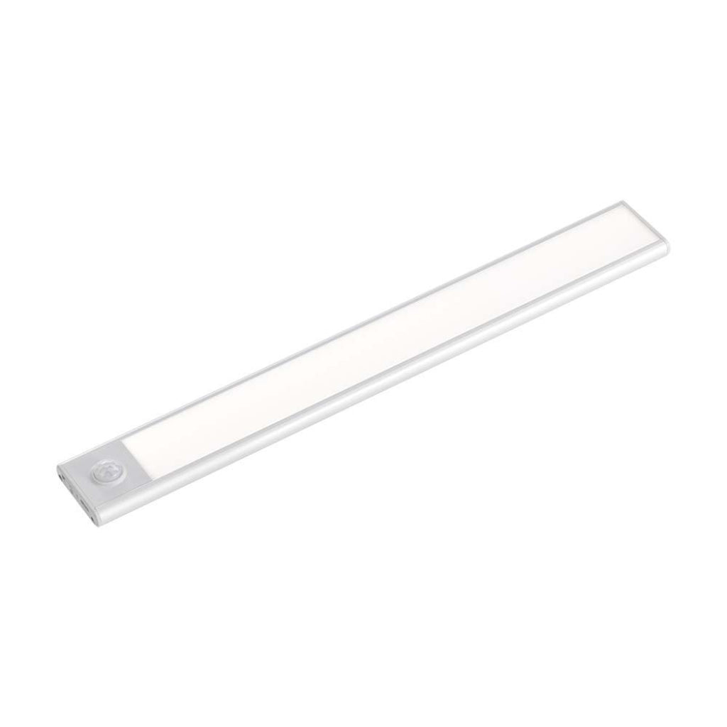 Lampada LED da Armadio ricaricabile Micro-USB 2,2.5W Sensore PIR Colore argento 60cm 3000K IP20