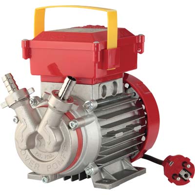 ELETTROPOMPA TRAVASO NOVAX OIL INOX ROVER - 14 VOLT 230 WATT 480 LT/H 900 H.MAX MT 10 MM 14