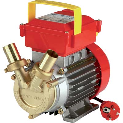 ELETTROPOMPA TRAVASO OTTONE CE ROVER - 25 VOLT 230 WATT 550 LT/H 2500 H.MAX MT 25 MM 25