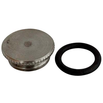 TAPPO INFERIORE FUSTINO SERBATOIO - INOX 3/4M + ORING