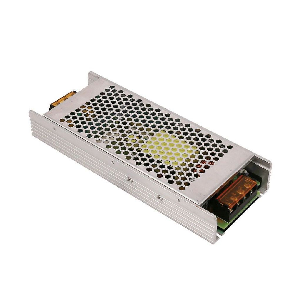 Slim Metal Power Supply 250W 24V 10A with 2 Outputs 225x60x30mm IP20