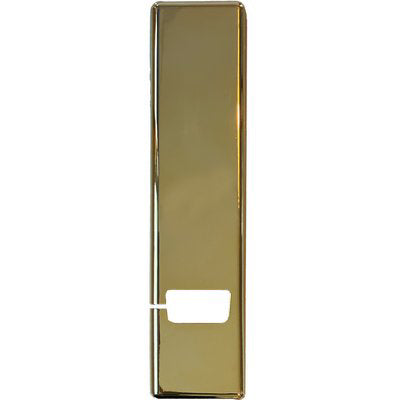 PLACCA AVVOLGITORE INCASSO UNIVERSALE - ABS ORO LUCIDO MM 65X250