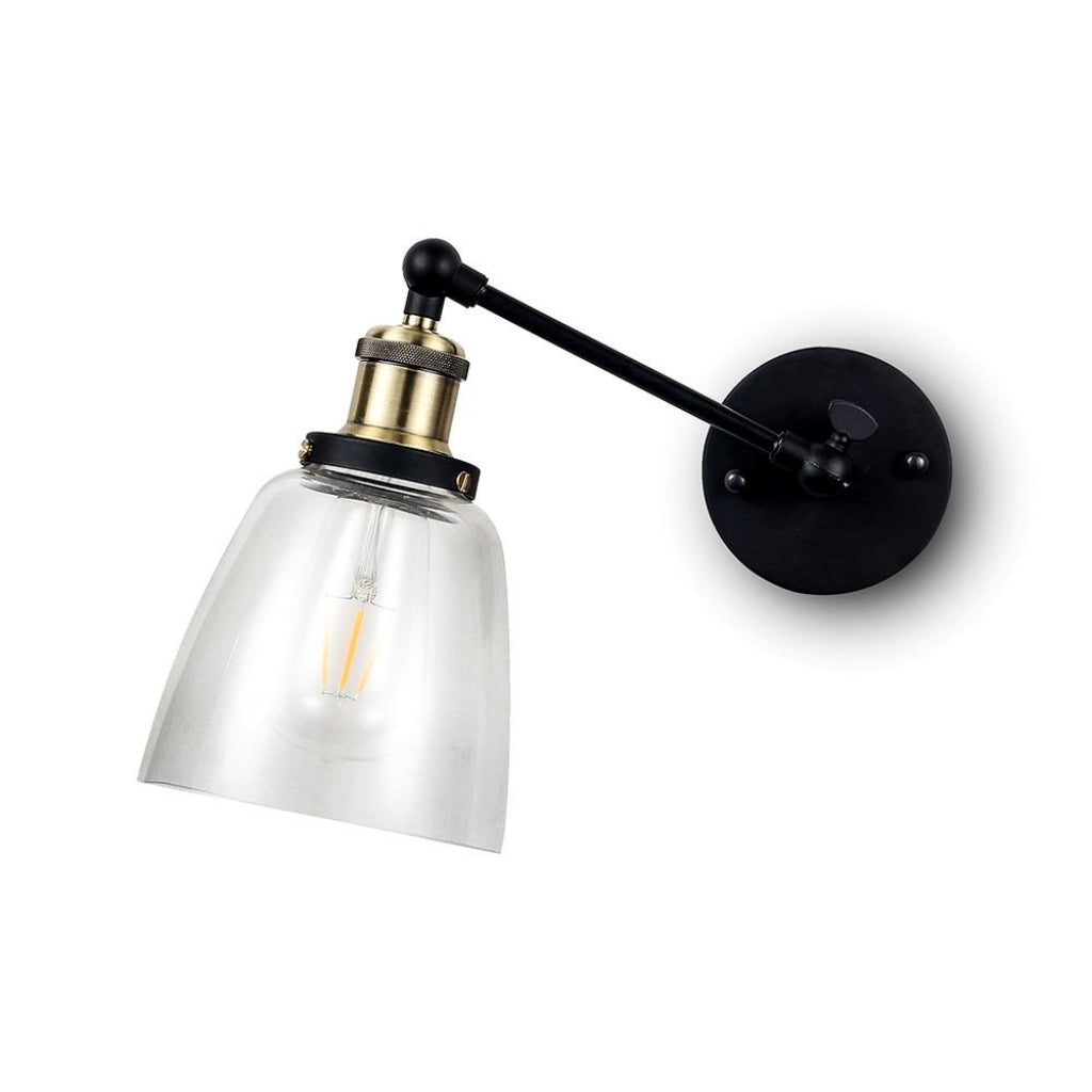 Wall Lamp Cone Shape Glass D:140mm