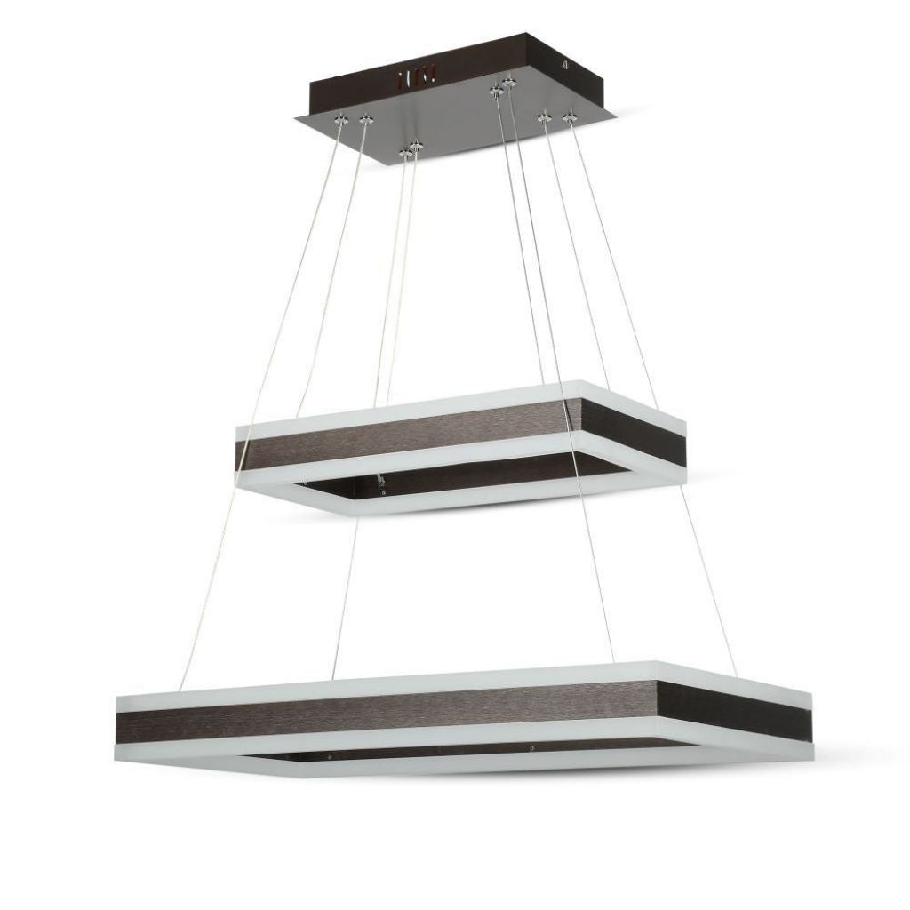 100W Soft Light Chandelier Dimmable Coffee 3000K