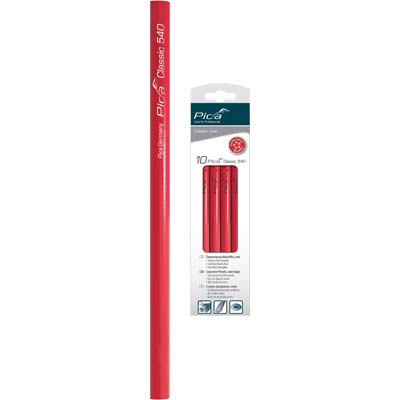 MATITA CLASSIC ROSSA 540 PICA - MINA TENERA CM 24 CF=PZ 10