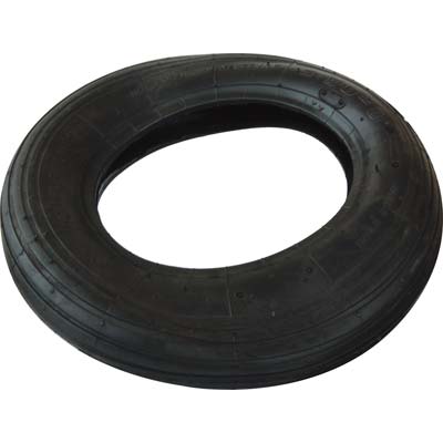 PNEUMATICO X RUOTA CARRIOLA - 4.00X8" GOMMA NERA + PFU