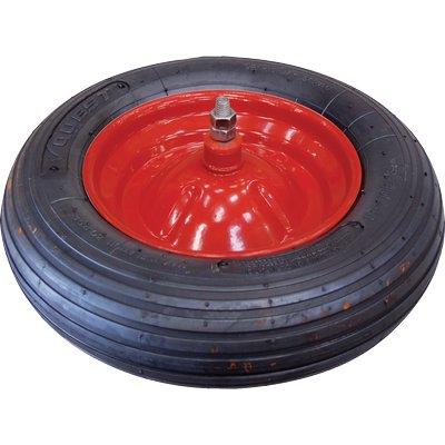 RUOTA PNEUMATICA X CARRIOLA WORKIT - 3.50X8" DISCO METALLO ASSE MM 12X170 + PFU