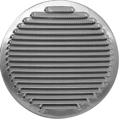 BOCCHETTA AERAZIONE ALLUMINIO TONDA - MM 100