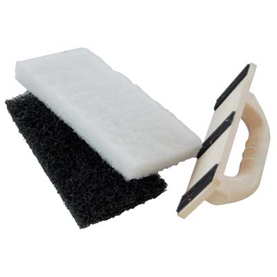 FRATTONE PULIZIA PIASTRELLE 873 ANCORA - BASE POLIURETANO 2 TAMPONI H.MM 20 MM 250X120