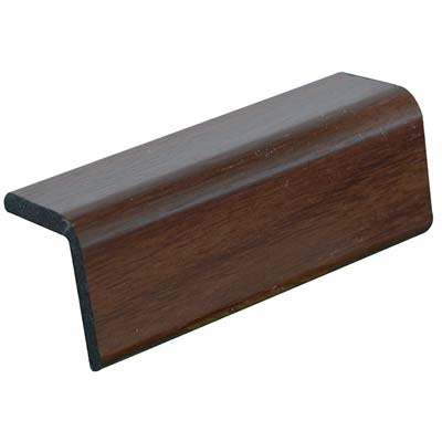PARASPIGOLO LISCIO POLISTIRENE - NOCE SCURO MM 30X30 H.MM 2900