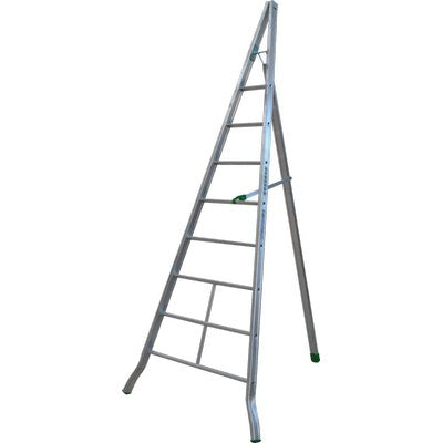 SCALA TRIANGOLARE AGRI FACAL - ALLUMINIO H.CM 250 PIOLI 6