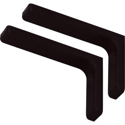 REGGIMENSOLA RICOPERTA LEONARDO BOLIS - ACCIAIO/PLASTICA NERO MM 120X80 CF=PZ 2