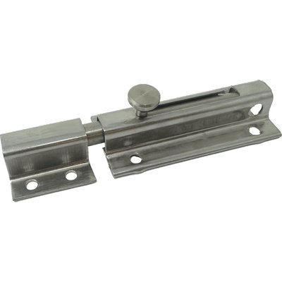 CATENACCIO PORTALUCCHETTO TONDO 15/I IBFM - ACCIAIO INOX PIASTRA MM 35 CM 5/7