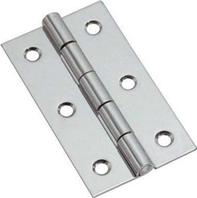 CERNIERA STRETTA 3323 VALTOCE - INOX PERNO FISSO MM 50X30X1,0