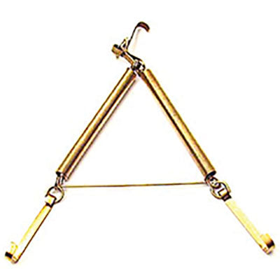 APPENDIPIATTI A MOLLA - FERRO OTTONATO N°2 CM 16/25