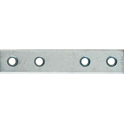 LASTRINA 4 FORI DRITTA - ZINCATA S.MM 2,0 CF=PZ 100 CM 4X1,5