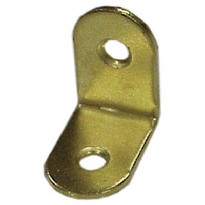 MENSOLINA REGGIPIANO A SQUADRA BORDO TONDO - ACCIAIO OTTONATO MM 23,5X34 CF=PZ 100