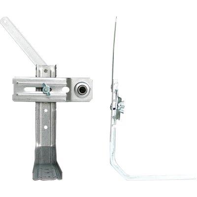 SUPPORTO X RULLO AVVOLGIBILI A SQUADRA - REGOLABILE ZINCATO MM 150X40