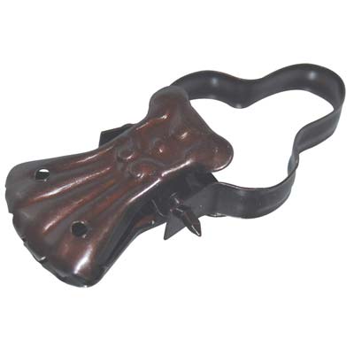 PINZA BAROCCO X ANELLO TENDA - ACCIAIO BRONZATO + ARCO