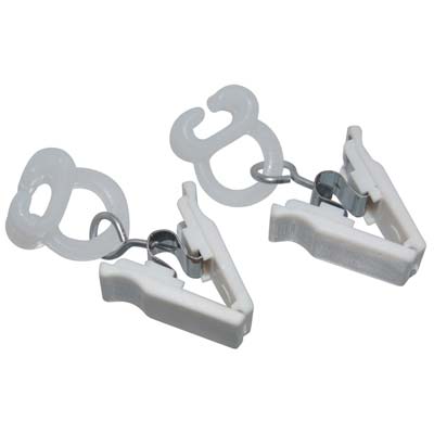 SCORREVOLE TENDA + PINZA GIREVOLE - PLASTICA CF=PZ 100