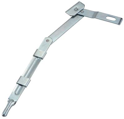 PALETTO A SALDARE A LEVA 305 COMBI - ZINCATO 2 SNODI DOPPIA GUIDA PASSANTE MM 455
