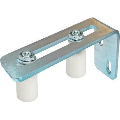 PIASTRA GUIDA CANCELLO 456 COMBI - ZINC REGOLABILE MM 195X 50 S.CANC MM 102/107