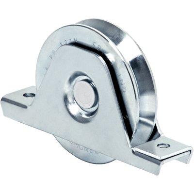 RUOTA CANCELLO A SALDARE GOLA V 335 COMUNELLO - ZINCATA SUPPORTO INTERNO + CUSCINETTO MM 100