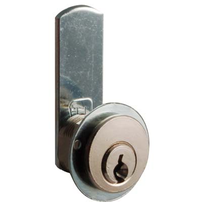 SERRATURA A CILINDRO LEVA DRITTA 21 MERONI - OTTONE CROMATO F.MM 16 L.MM 16