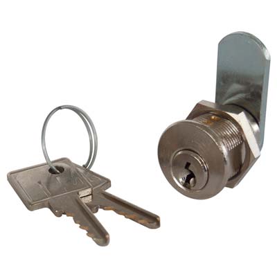 SERRATURA A CILINDRO LEVA DRITTA 22 MERONI - OTTONE SATINATO F.MM 20 L.MM 16