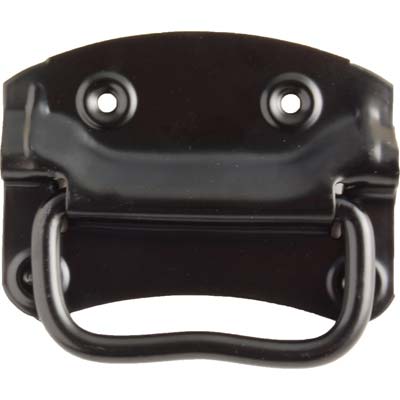 MANIGLIA AMERICANA X BAULE - ACCIAIO NERO MM 90X65