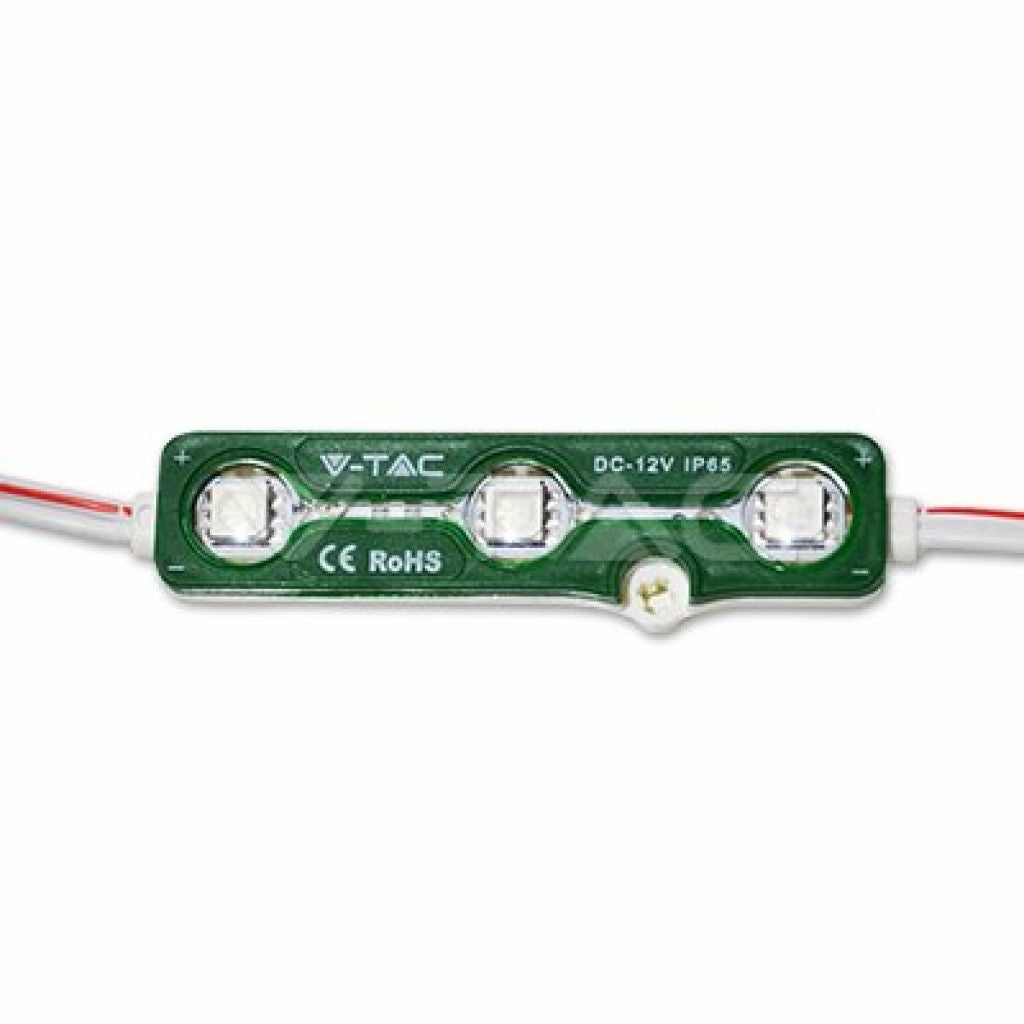 LED Module 3SMD Chips SMD5050 Green IP67