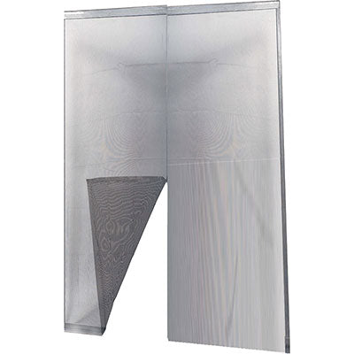 ZANZARIERA PORTA A STRAPPO EFFE - POLIESTERE NERO CM 150 H.CM 250