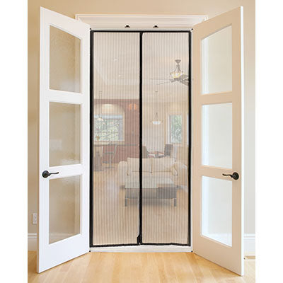 ZANZARIERA PORTA MAGNETICA EFFE - POLIESTERE NERO PANNELLI 2 CM 120 H.CM 250