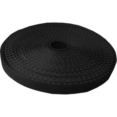 NASTRO AGGRAPPA ZANZARIERA EFFE - ADESIVO NERO MM 10 X ML 6,6 X RETE FIBRA E ALL.