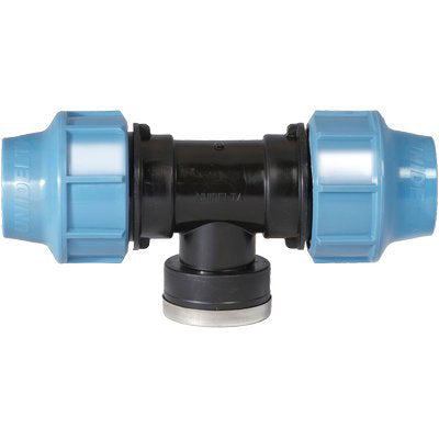 TEE A COMPRESSIONE FILETTO FEMMINA PN16 UNIDELTA - MM 16X1/2F