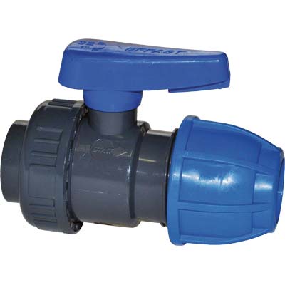 VALVOLA SFERA A COMPRESSIONE MONOGHIERA PN16 - MM 20X1/2F