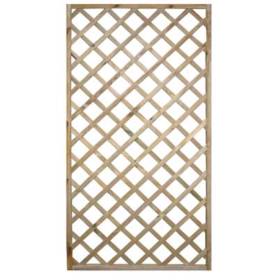 PANNELLO GRIGLIATO LEGNO EURO - PINO IMPREGNATO CORNICE MM 45X30 CM 40X180