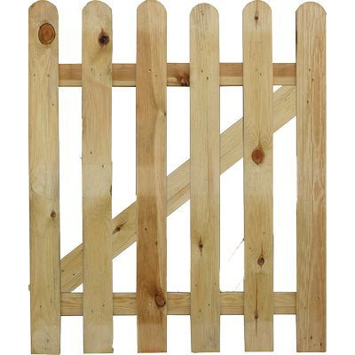 CANCELLETTO LEGNO MAXI 100 EURO - PINO IMPREGNATO 6+3 LAMELLE CM 100 H.CM 100