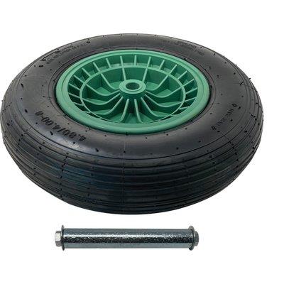 RUOTA PNEUM CARRIOLA GARDEN BIG-TWO PRIMULA STARS - 4.00X8" DISCO PP ASSE MM 20X128 + PFU