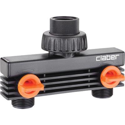 PRESA A RUBINETTO + 2 INNESTI FILETTATI CLABER - 3/4F SELF 8589