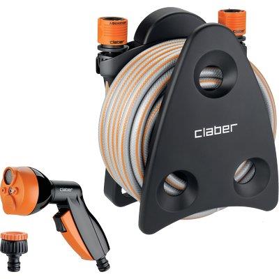 AVVOLGITUBO IRRIGAZIONE MINI-SET BALCONY CLABER - TUBO 1/2 MT 10 + RACCORDI + PISTOLA