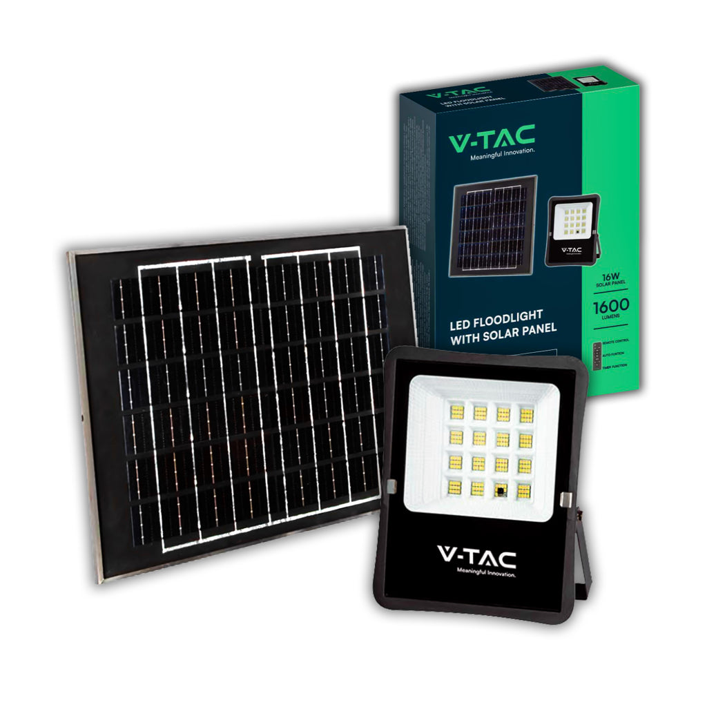15W LED Solar Flodlight 6400K