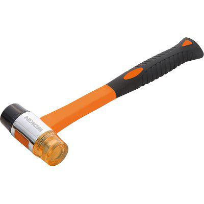 MAZZUOLA DOPPIO BATTENTE M.FIBRA 251835 WOKIN - PVC/GOMMA GR 400