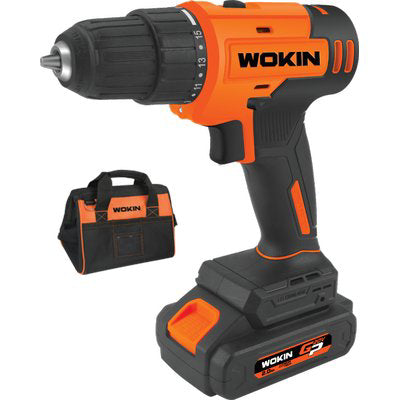 TRAPANO AVVIT BATTERIA GP20V 622010 WOKIN - VOLT 20X2 AH 2,0 + SOFTBAG