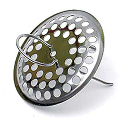 GRIGLIA LAVELLO FERMADETRITI - INOX MM 58 CF=PZ 25