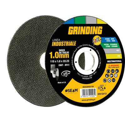 DISCO ABRASIVO JOLLY INDUSTRIAL GRINDING - MM 115X22,2 H.MM 1,6