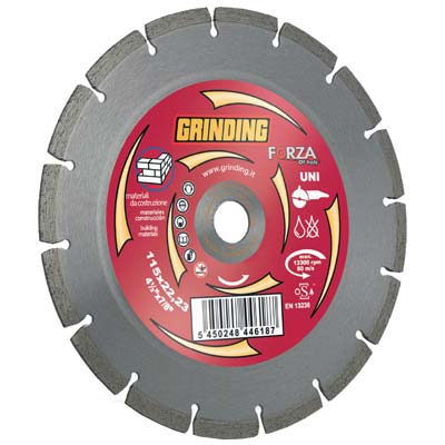 DISCO DIAMANTATO SETTORE FORZA GRINDING - MM 115X22,2 H.MM 2,0