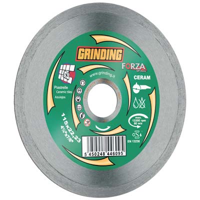 DISCO DIAMANTATO CORONA LISCIA FORZA GRINDING - MM 115X22,2 H.MM 1,7