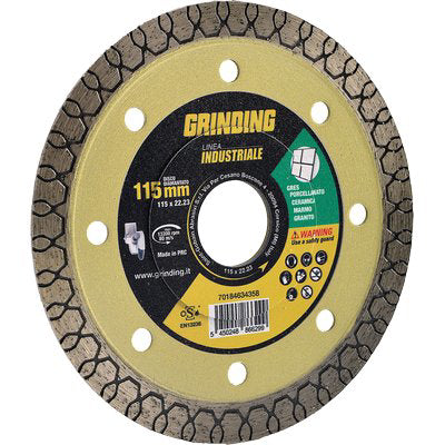 DISCO DIAMANTATO THIN GRES INDUSTRIAL GRINDING - MM 115X22,2 H.MM 1,2
