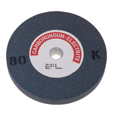 MOLA ABRASIVA X SGROSSO SINTETICA PG - GRANA 60 MM 150X20 F.MM 16 GRIGIA